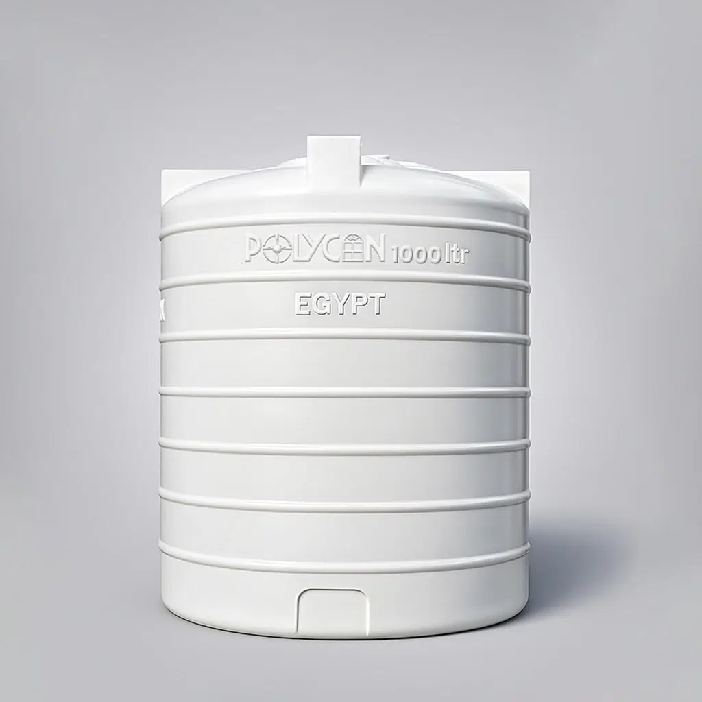 بوليكان خزان بلاستيك ابيض 1000 لتر راسى